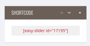 Shortcode Screenshot