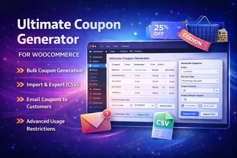 Ultimate Coupon Generator for WooCommerce