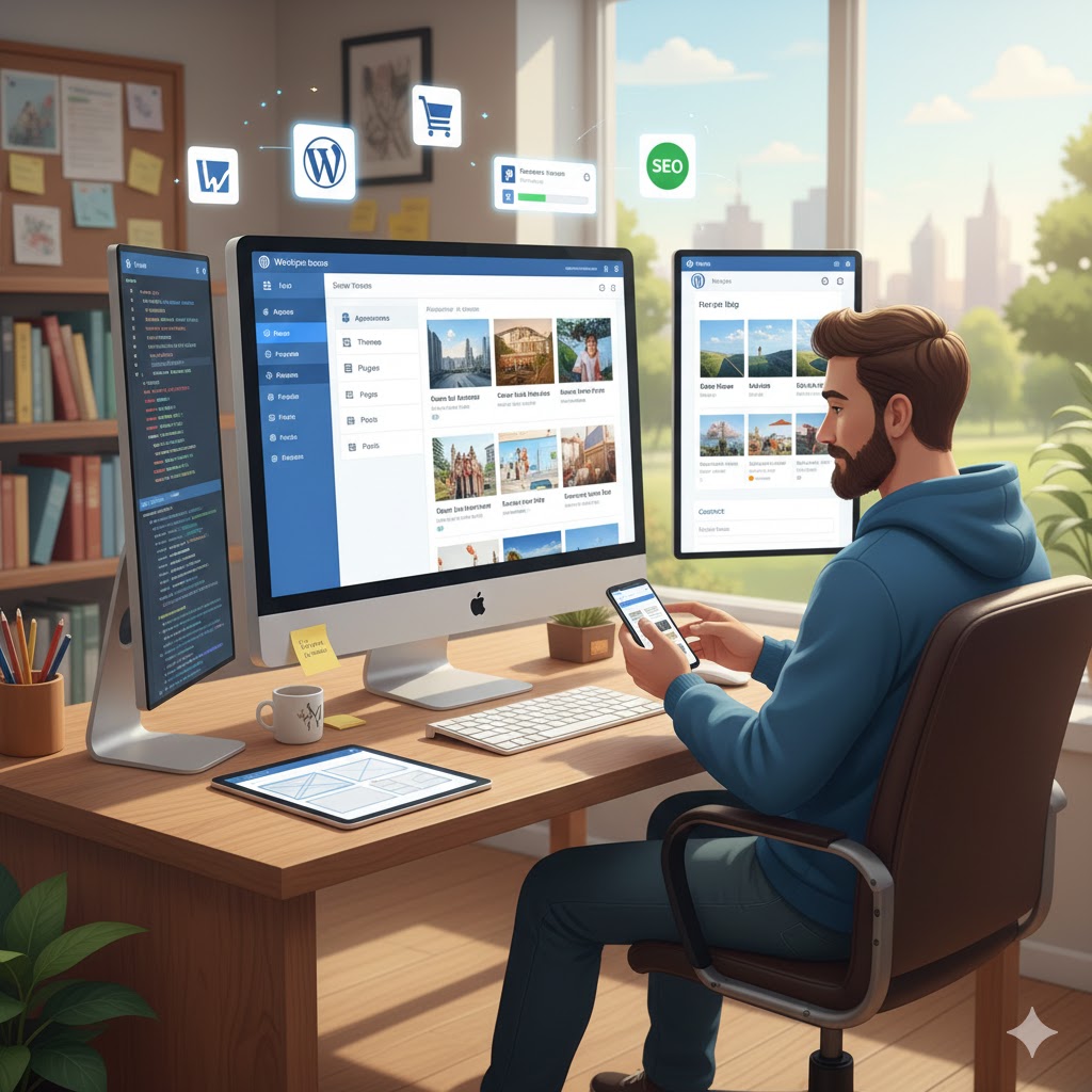 Website Development Mockup